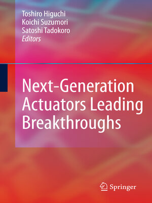 cover image of Next-Generation Actuators Leading Breakthroughs